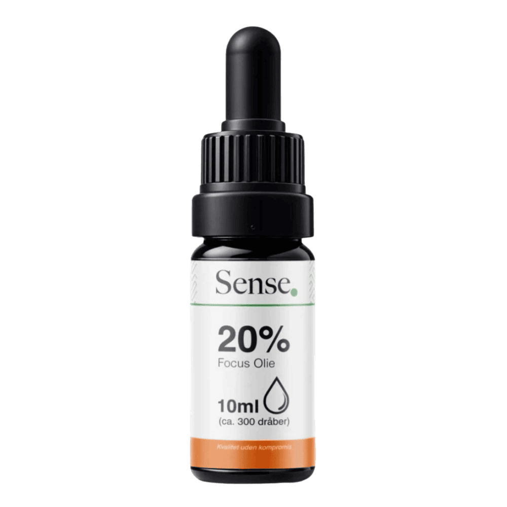 CBG olie fra Sense. Fokus olie 20%