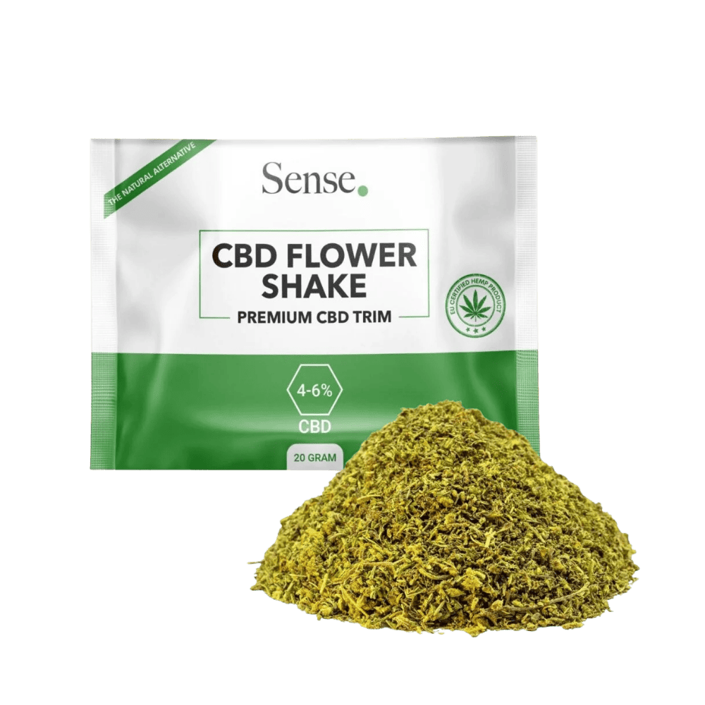 CBD flower shake fra Sense